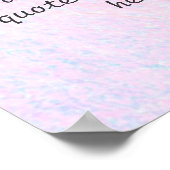 Pas dit Poster aan - Roze Yoga Yin Yang (Hoek)