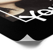 Pas dit Poster van de Liefde aan met Uw Afbeelding (Hoek)