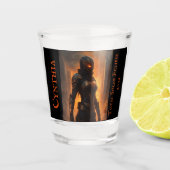 Pas dit souvinier shot glas met ontvanger (Voorkant)