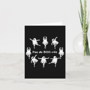 Pas Do Bo-ree Funny Ghost Ballet Halloween Dance D Kaart