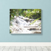 Pas Dunn's rivierfoto's aan Canvas Afdruk (Insitu (Houten vloer))