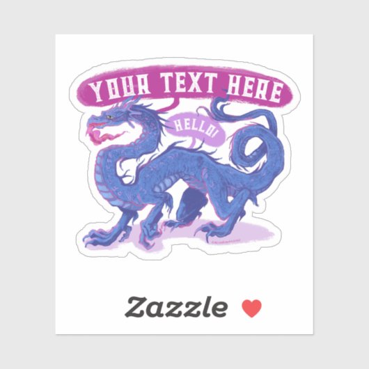 Pas een Dragon Sticker geweldig cadeau aan (Vel)