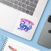 Pas een Dragon Sticker geweldig cadeau aan (Laptop met iPhone)