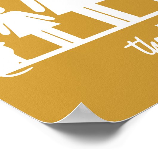 Pas een Familie van Vijf Poster aan (Hoek)