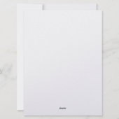 Pas een verjaardagskaart aan feestdagenkaart (Achterkant)