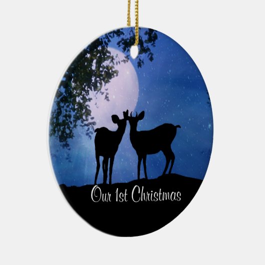 Pas Eerste Kerstmis samen met het Ornament Deer aa (Rechts)