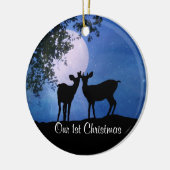 Pas Eerste Kerstmis samen met het Ornament Deer aa (Links)