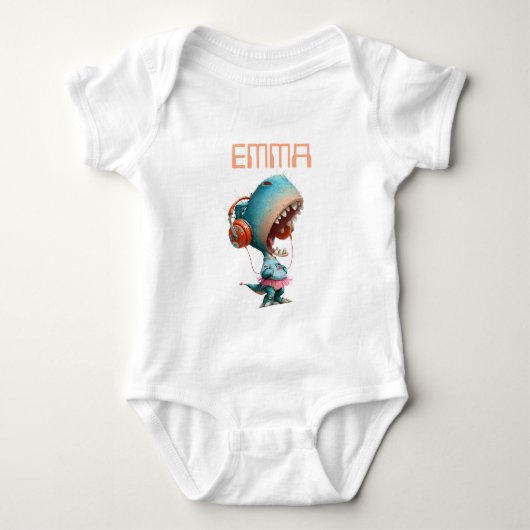 Pas Emma Gamer Baby Body aan Romper (Voorkant)
