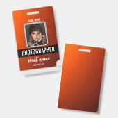Pas evenementen ID-badges aan Badge (Voor- en achterkant)