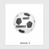 Pas eventuele objecten aan. Football, golfbal enz. Sticker (Vel)