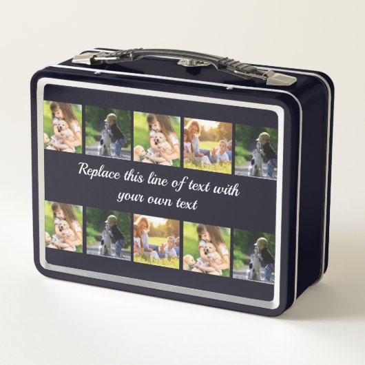 Pas fotocollage en tekst aan (Achterkant)