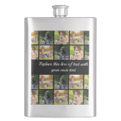 Pas fotocollage en tekst aan flacon (Voorkant)