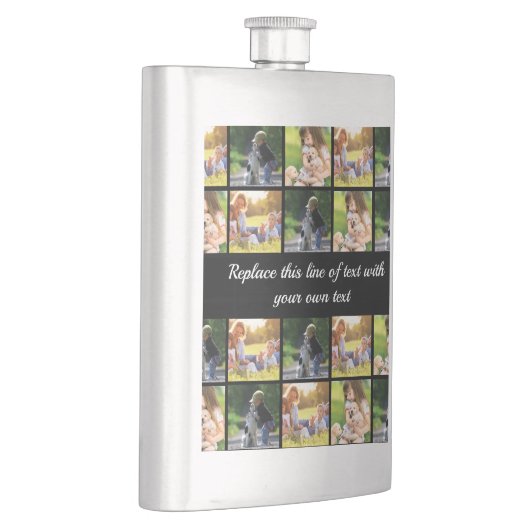 Pas fotocollage en tekst aan flacon (Rechts)