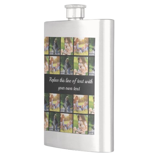 Pas fotocollage en tekst aan flacon (Links)