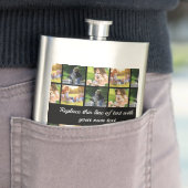 Pas fotocollage en tekst aan flacon (Voorbeeld)