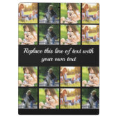 Pas fotocollage en tekst aan klembord (Achterkant)