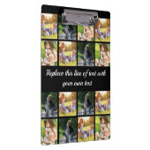 Pas fotocollage en tekst aan klembord (Rechts)