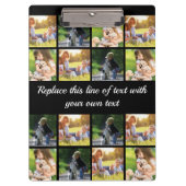 Pas fotocollage en tekst aan klembord (Voorkant)