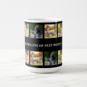 Pas fotocollage en tekst aan magische mok (Midden)