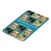 Pas fotocollage en tekst aan magneet (Linkerzijde)