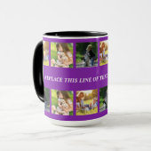 Pas fotocollage en tekst aan mok (Voorkant links)