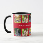 Pas fotocollage en tekst aan mok (Links)