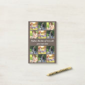 Pas fotocollage en tekst aan post-it® notes (Op bureau)