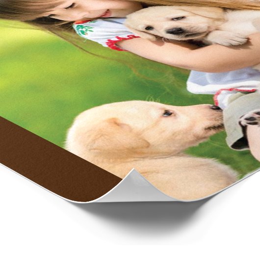 Pas fotocollage en tekst aan poster (Hoek)