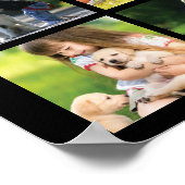 Pas fotocollage en tekst aan poster (Hoek)