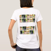Pas fotocollage en tekst aan t-shirt (Achterkant)