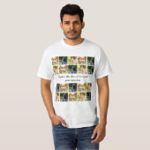 Pas fotocollage en tekst aan t-shirt (Voorkant volledig)