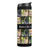 Pas fotocollage en tekst aan thermosbeker (Gedraaid links)