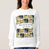 Pas fotocollage en tekst aan trui (Voorkant)