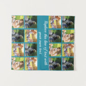 Pas fotocollage en tekst aan wandkleed (Voorkant (horizontaal))