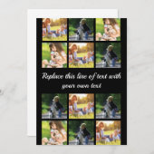 Pas fotocollage en tekst Hoesje-Mate iPhon aan Advieskaart (Voorkant / Achterkant)