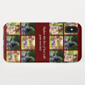 Pas fotocollage en tekst Hoesje-Mate iPhon aan Case-Mate iPhone Case (Achterkant (horizontaal))