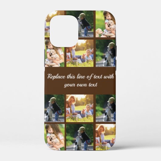 Pas fotocollage en tekst Hoesje-Mate iPhon aan Case-Mate iPhone Case (Achterkant)