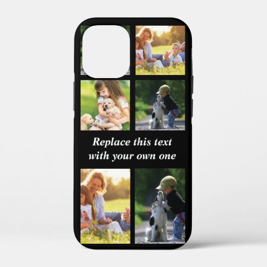 Pas fotocollage en tekst Hoesje-Mate iPhon aan Case-Mate iPhone Case (Achterkant)