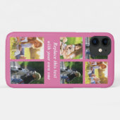 Pas fotocollage en tekst Hoesje-Mate iPhon aan Case-Mate iPhone Case (Achterkant (horizontaal))