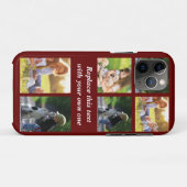Pas fotocollage en tekst Hoesje-Mate iPhon aan Case-Mate iPhone Case (Achterkant (horizontaal))