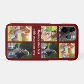 Pas fotocollage en tekst Hoesje-Mate iPhon aan Case-Mate iPhone Case (Achterkant (horizontaal))