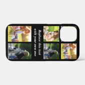 Pas fotocollage en tekst Hoesje-Mate iPhon aan Case-Mate iPhone Case (Achterkant (horizontaal))