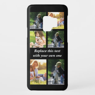 Pas fotocollage en tekst Hoesje-Mate iPhon aan Case-Mate Samsung Galaxy S9 Hoesje