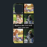 Pas fotocollage en tekst Hoesje-Mate iPhon aan iPhone 12 Pro Hoesje<br><div class="desc">Pas fotocollage en tekst aan</div>