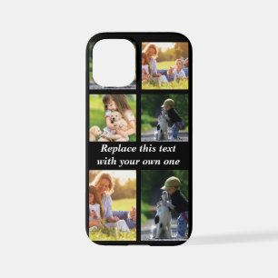 Pas fotocollage en tekst Hoesje-Mate iPhon aan iPhone 12 Mini Hoesje