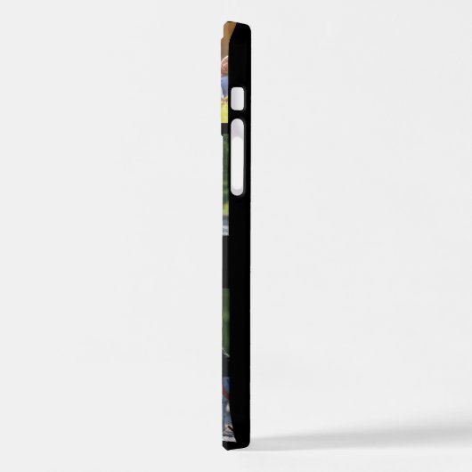 Pas fotocollage en tekst Hoesje-Mate iPhon aan iPhone Hoesje (Linkerkant)