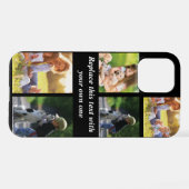 Pas fotocollage en tekst Hoesje-Mate iPhon aan iPhone Hoesje (Achterkant horizontaal)