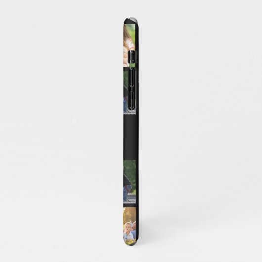 Pas fotocollage en tekst Hoesje-Mate iPhon aan iPhone Hoesje (Linkerkant)