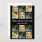 Pas fotocollage en tekst Hoesje-Mate iPhon aan Menu (Voorkant / Achterkant)