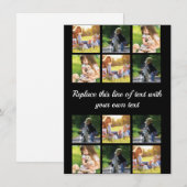 Pas fotocollage en tekst Hoesje-Mate iPhon aan Save The Date (Voorkant / Achterkant)